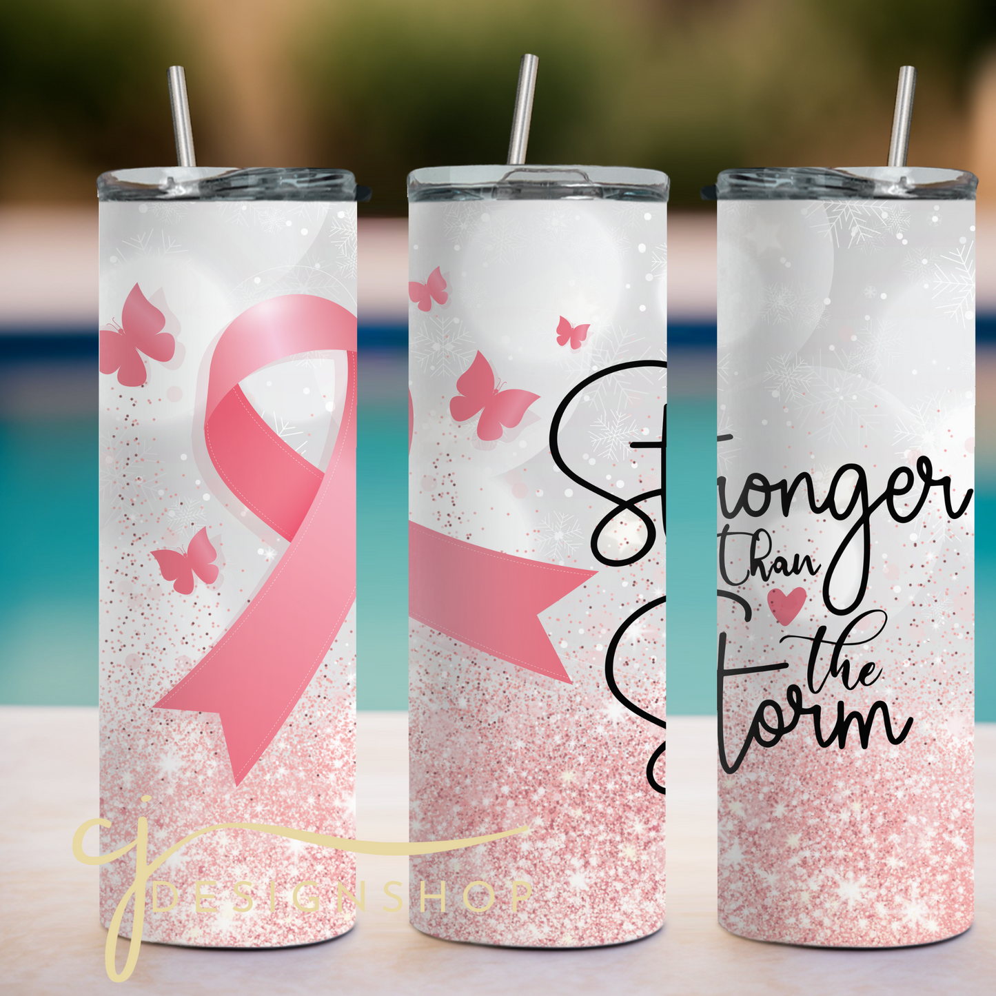 20oz Stronger Than The Storm Tumbler