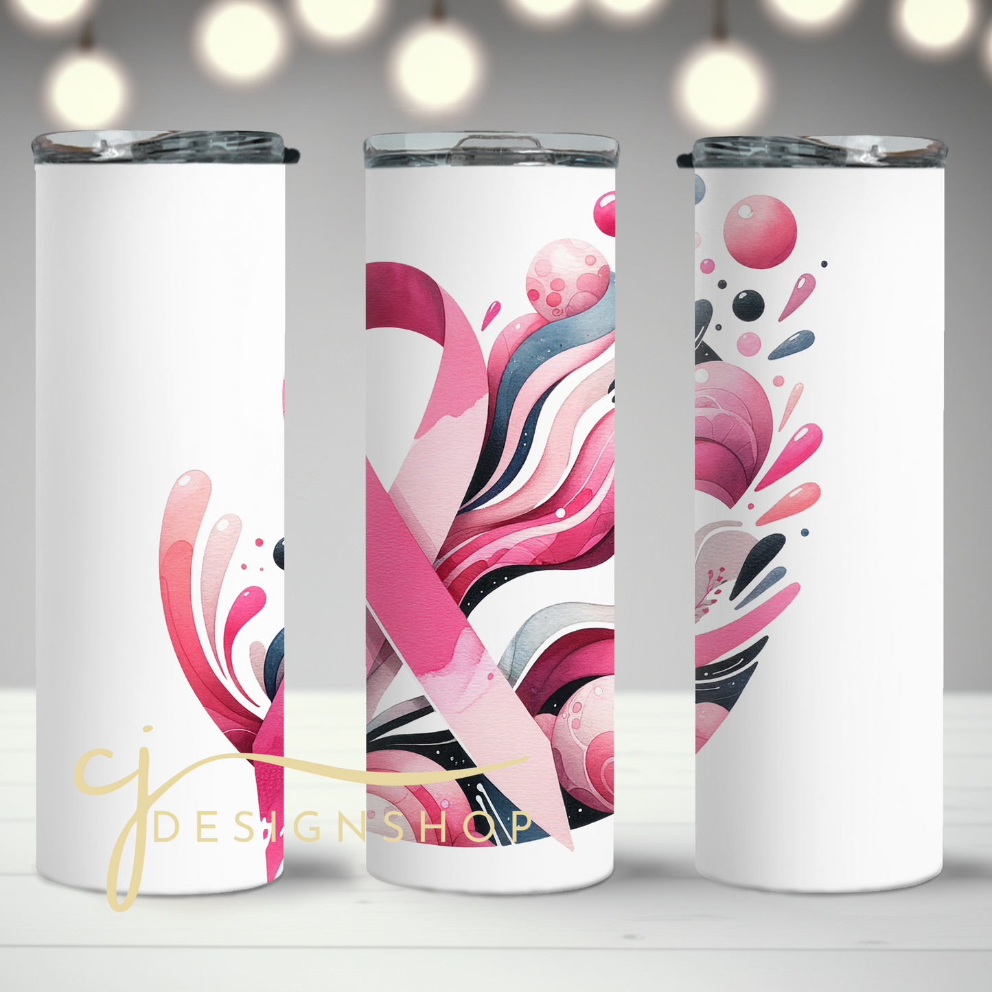 20oz Cancer Ribbon Tumbler
