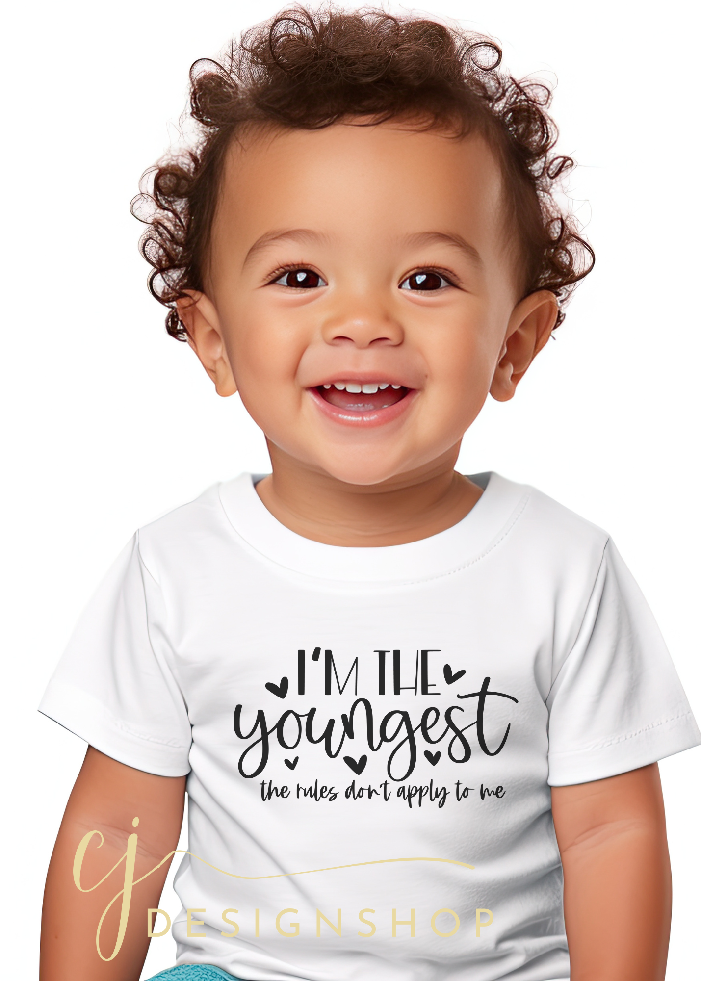 I'm the youngest the rules don't apply to me infant T-shirt