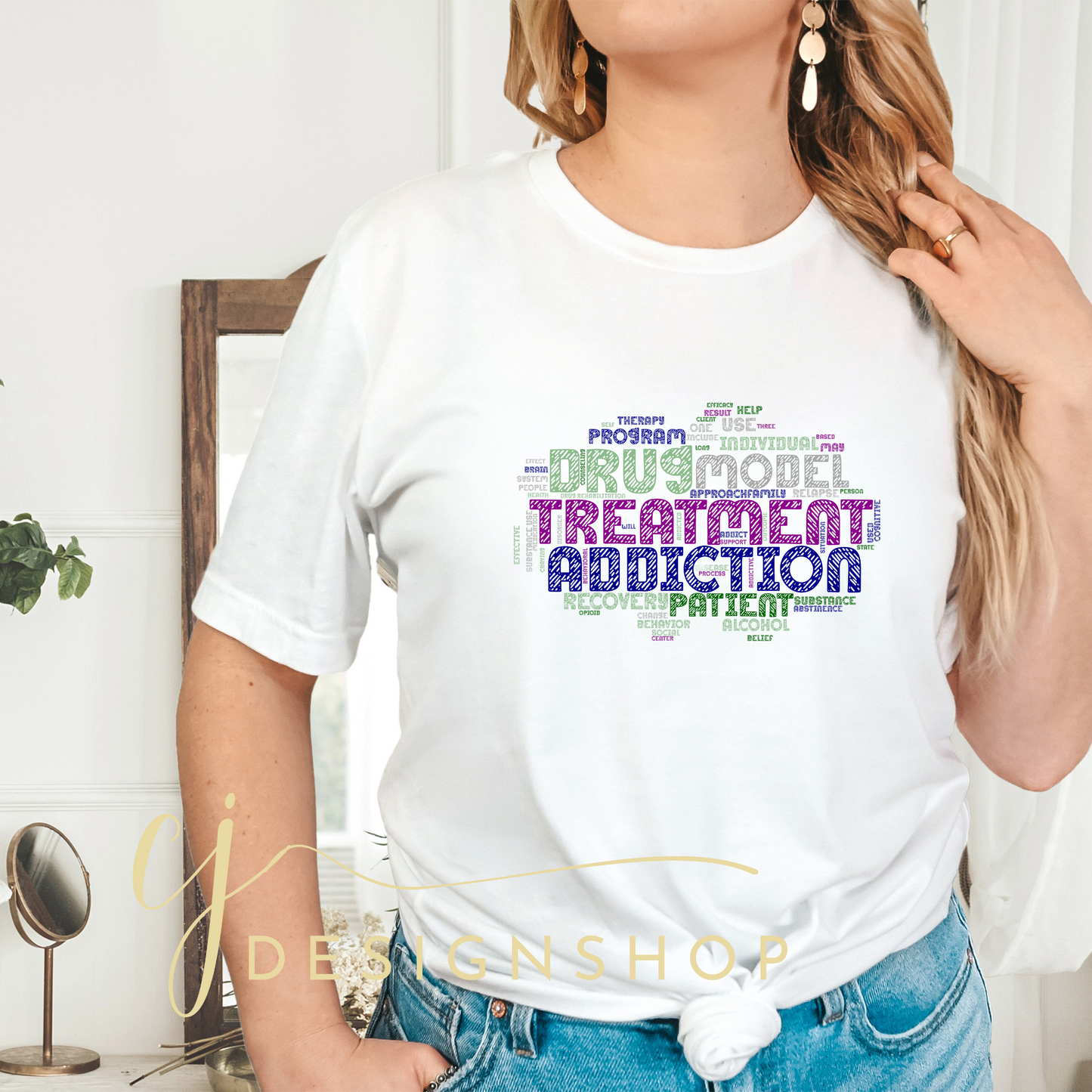 Addiction word art