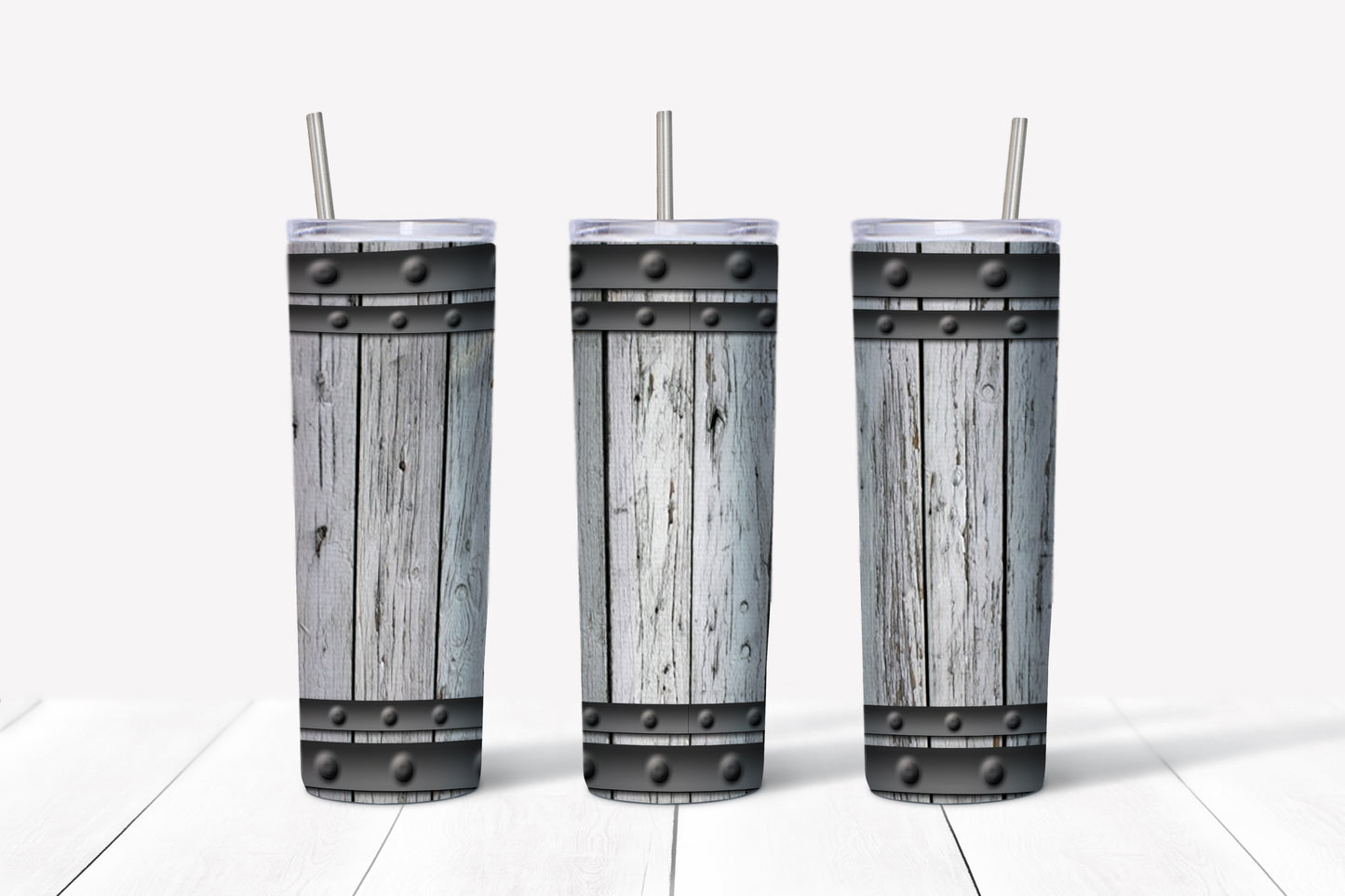 Wooden Barrel Tumblers