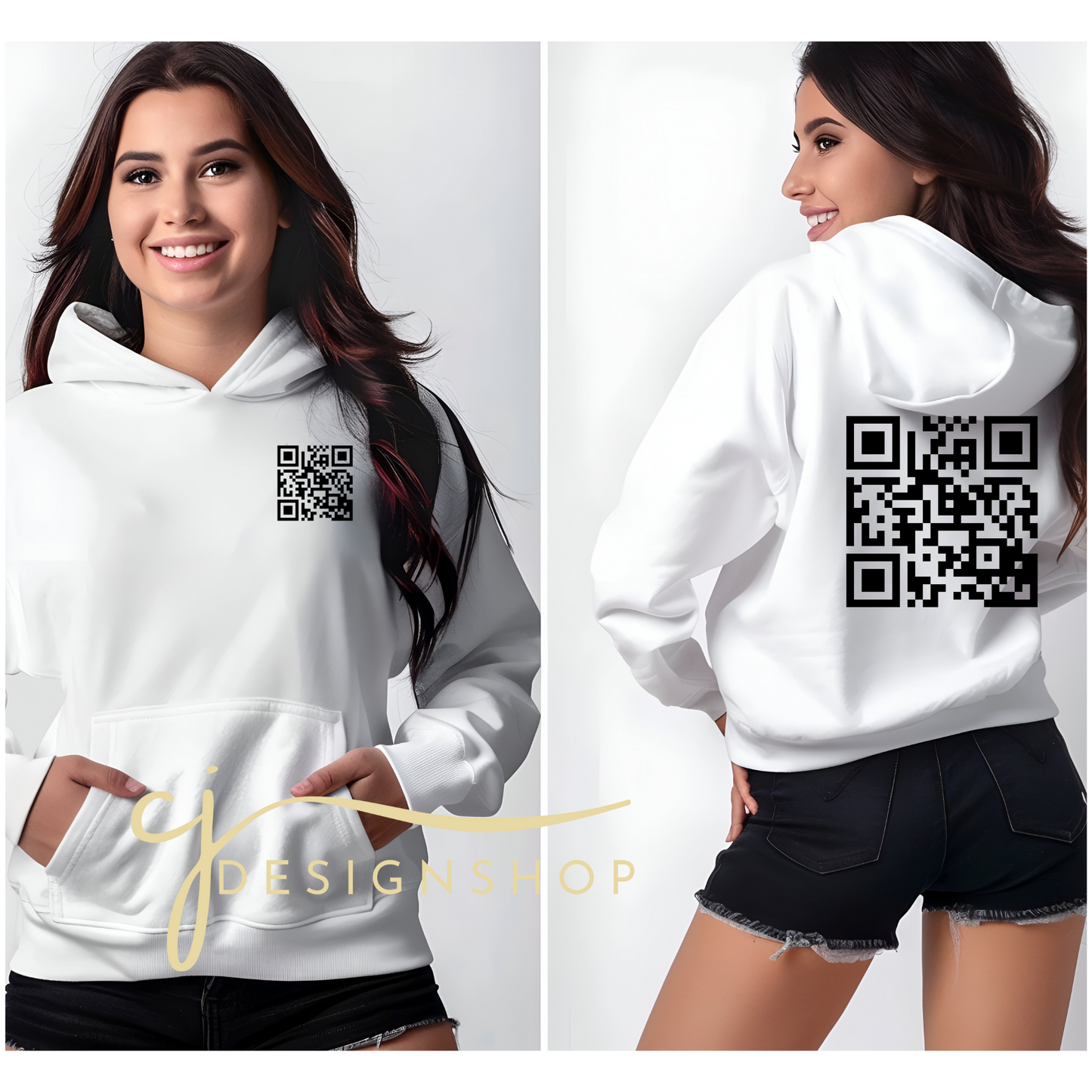 QR Code Shirt Fuck Cancer
