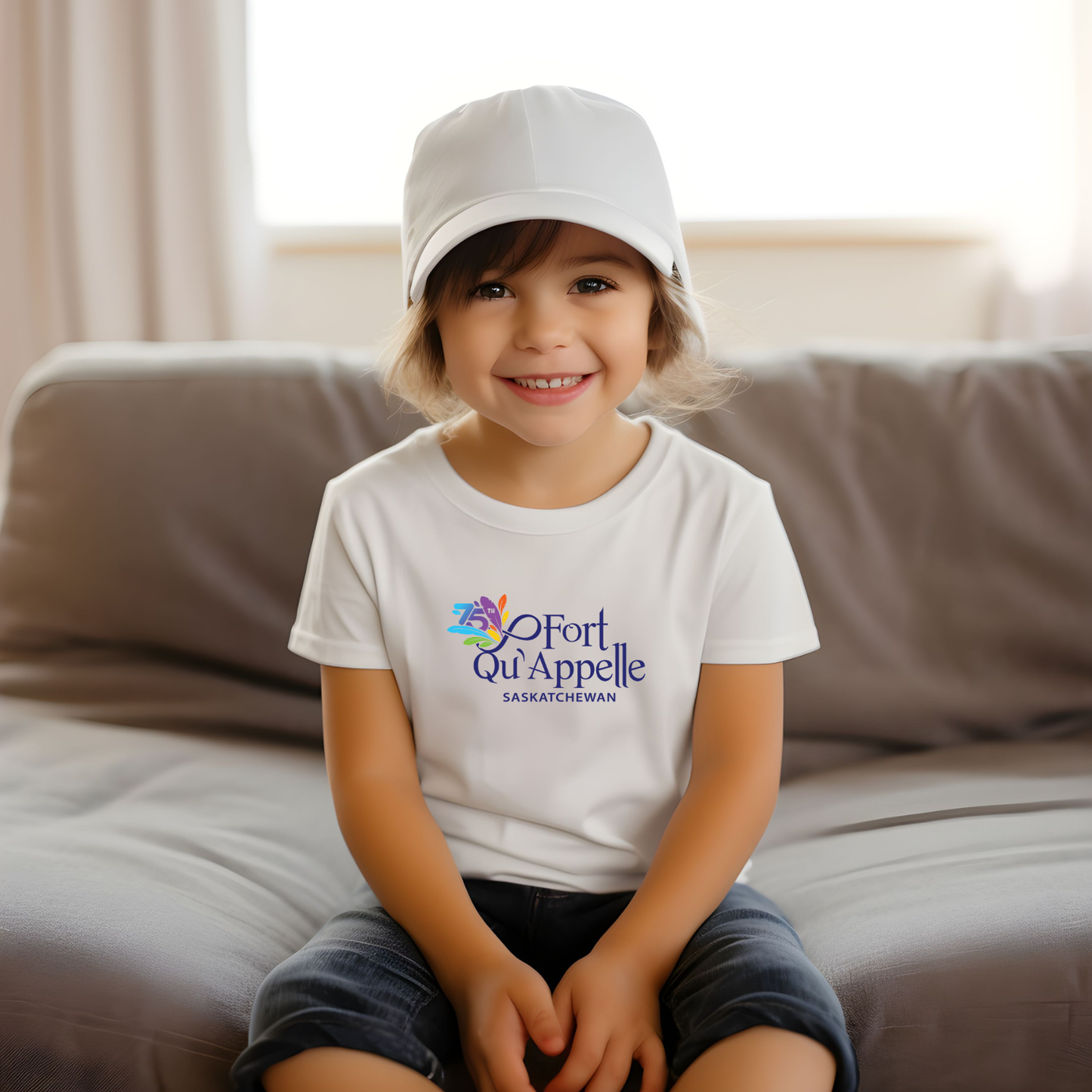 Fort Qu'Appelle's 75th Anniversary| Youth T-shirt | Cotton & Polyester