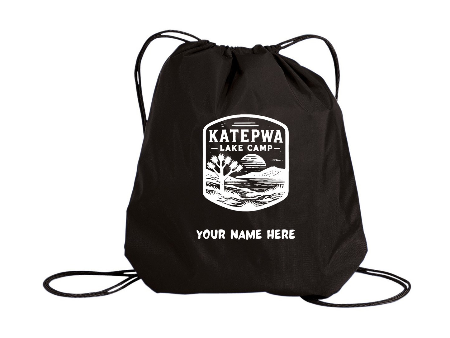 Katepwa Lake Camp l Draw String Bag l
