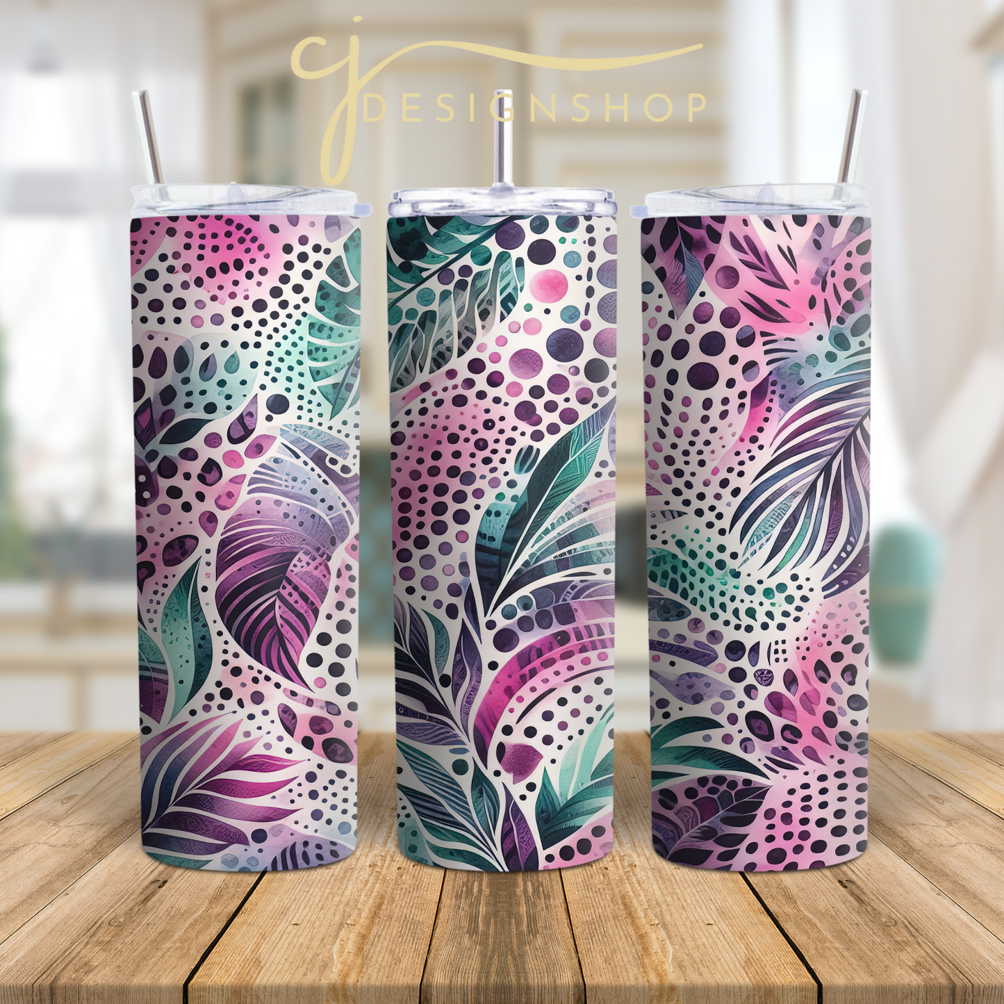 Green & Purple Greenery