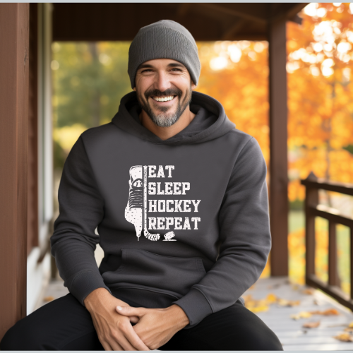 Eat Sleep Hockey Repeat lAdult l