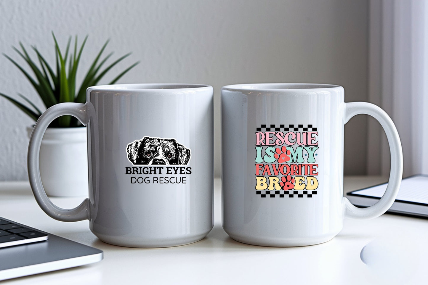 Rescue IS My Favorite Breed l Coffee Mug