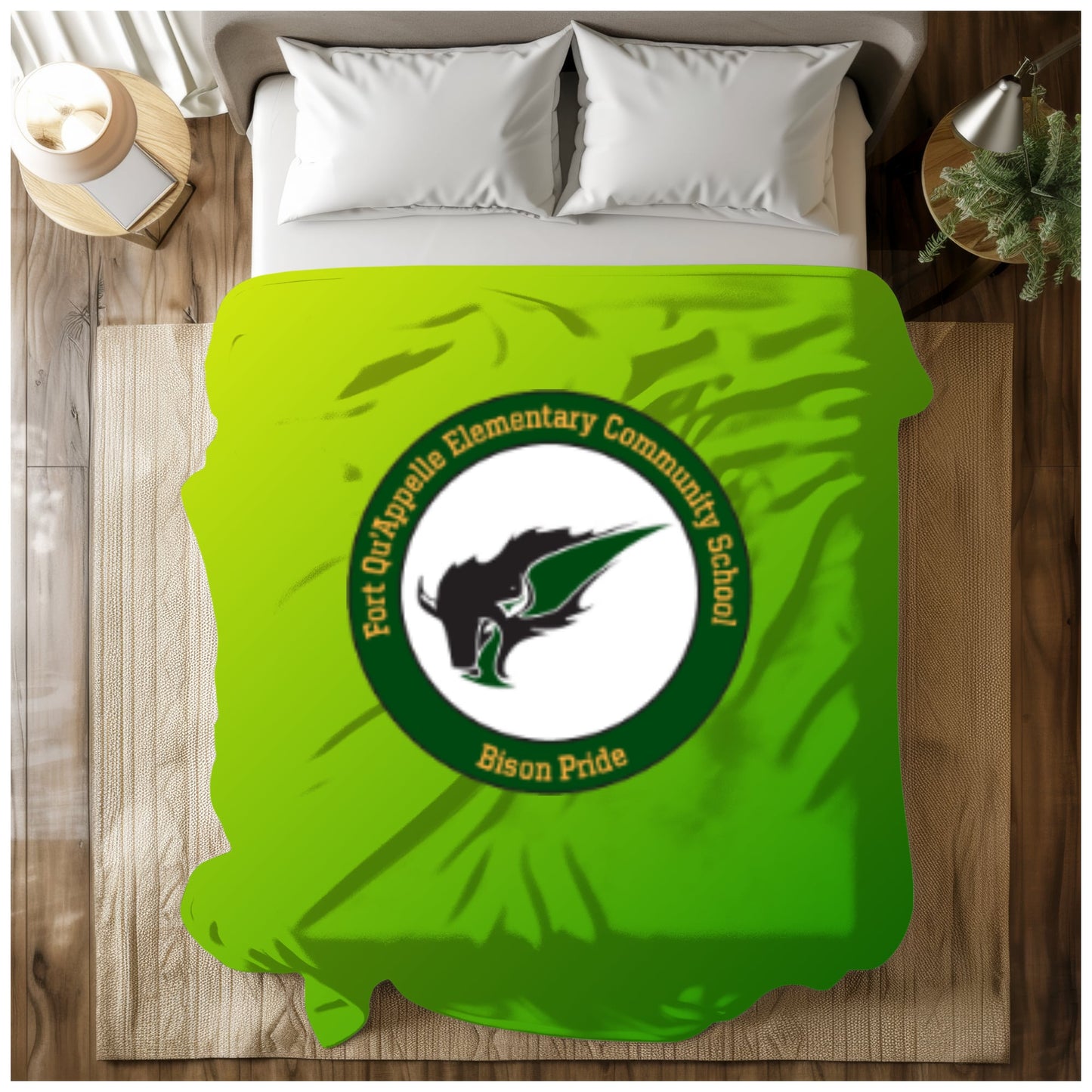 For Qu'Appelle Minky Soft Blanket