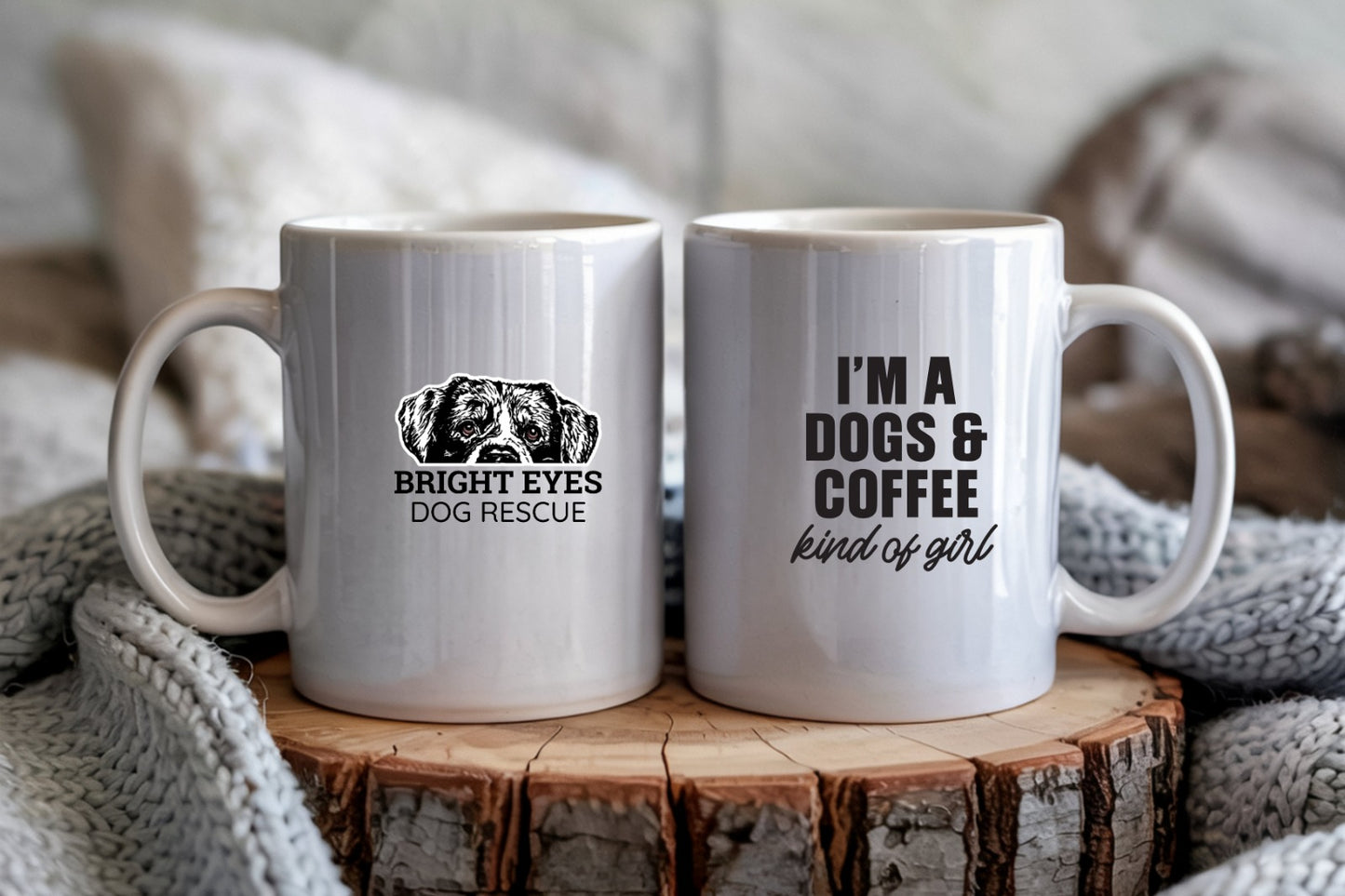 I'm A Dogs & Coffee Kind Of Girl l Coffee Mug