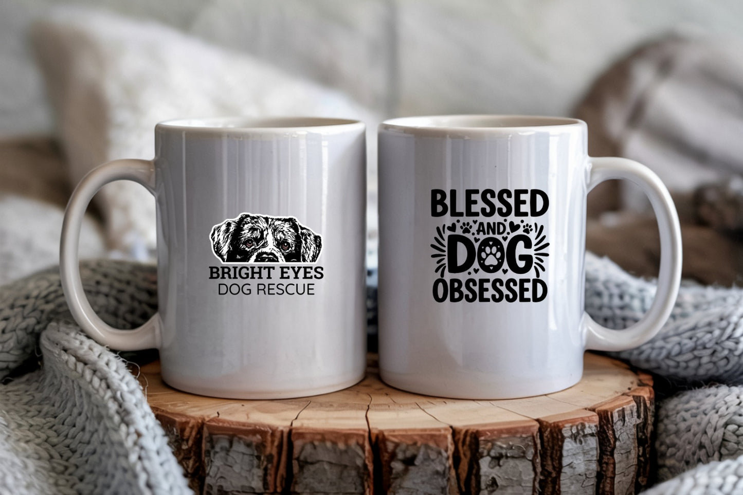 Blessed And Dog Obsessed l Coffee Mug