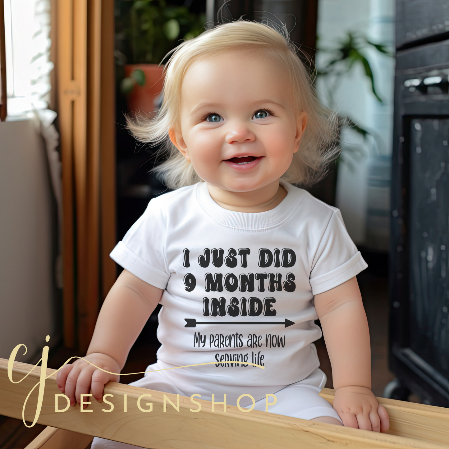 I just did 9 months inside onesie