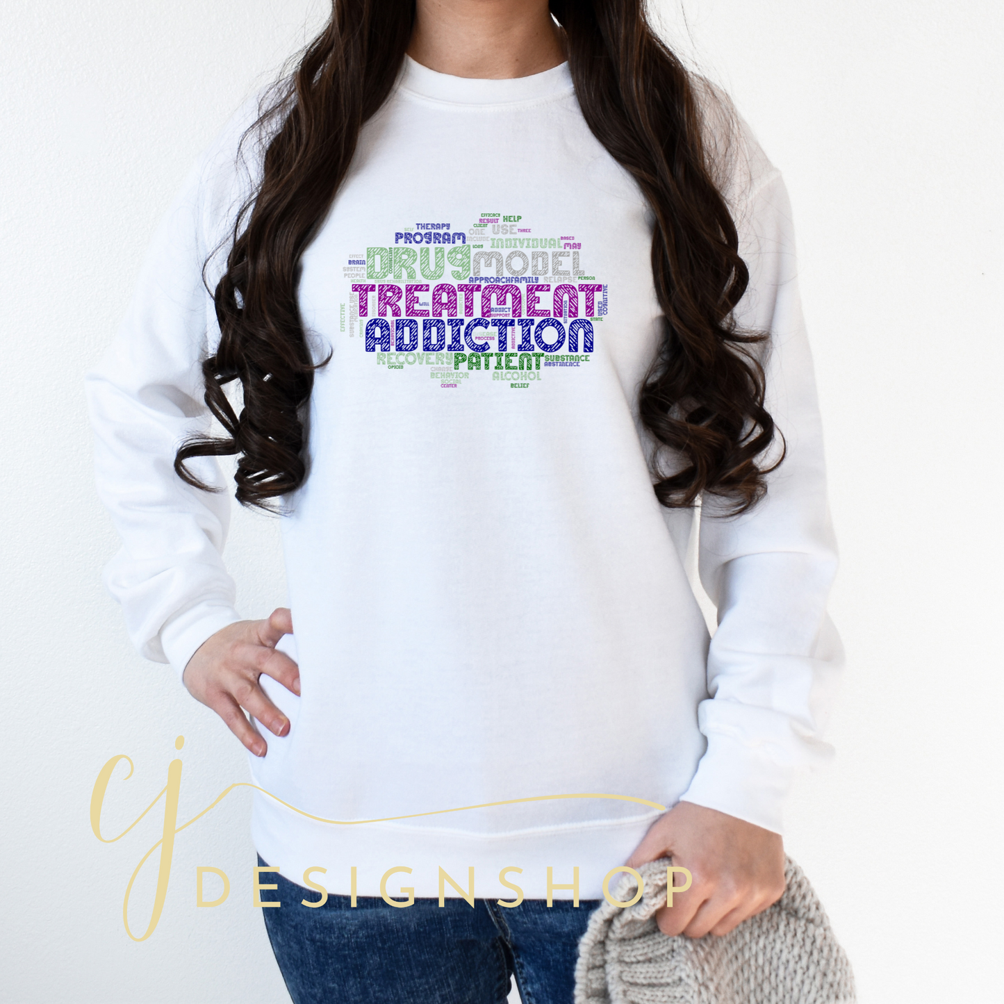 Addiction word art