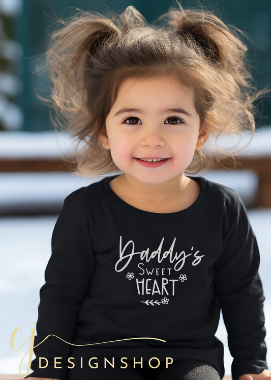 Daddy's Sweet heart Toddler t-shirt
