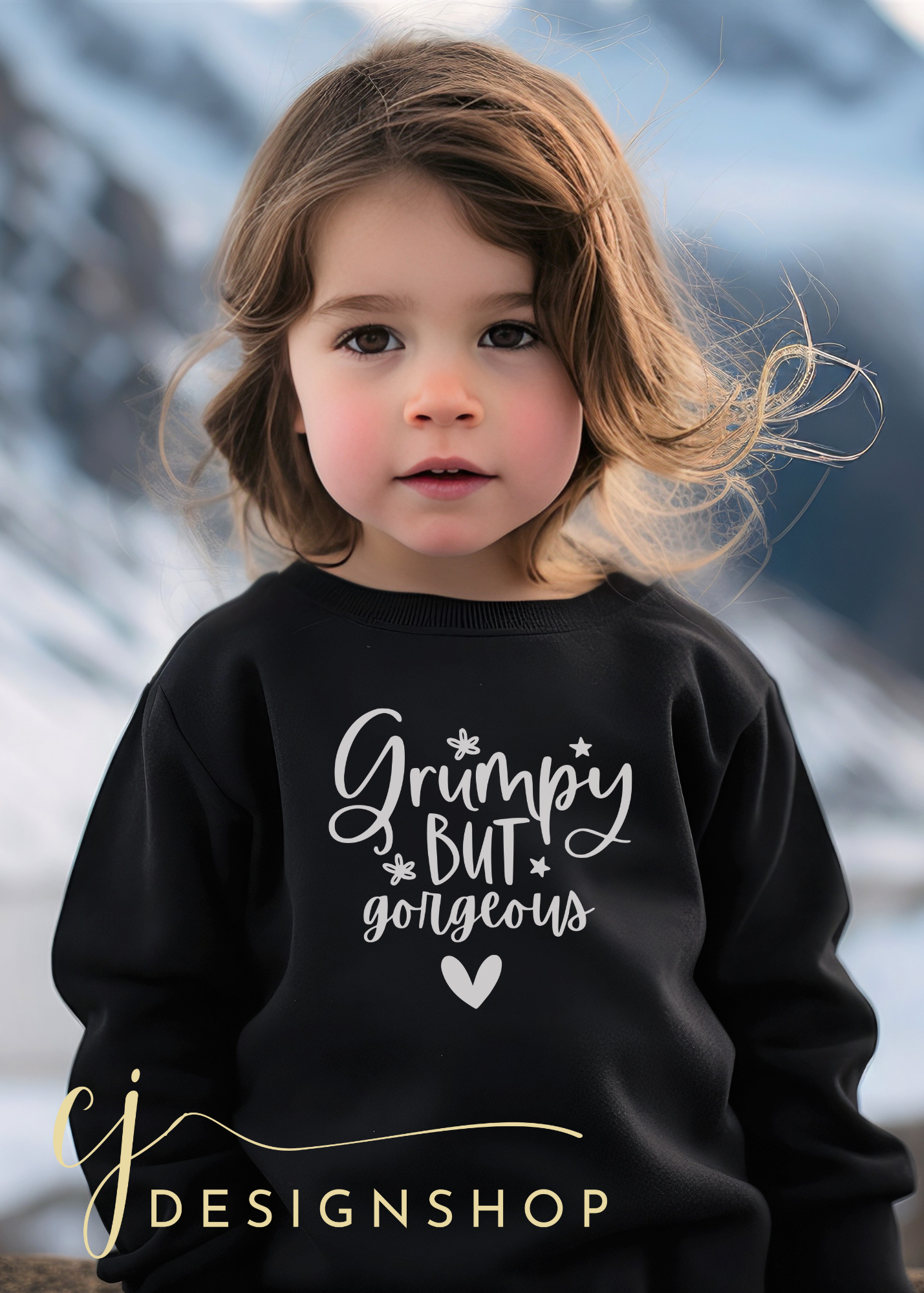 Grumpy but Gorgeous Toddler Crewneck