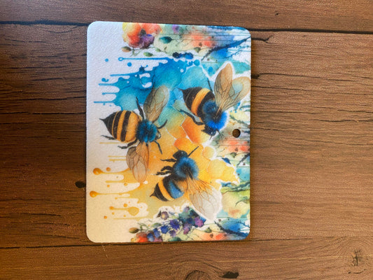 Watercolor Bee Air Freshener