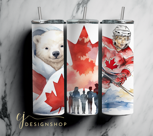 Canadian Hockey Tumbler