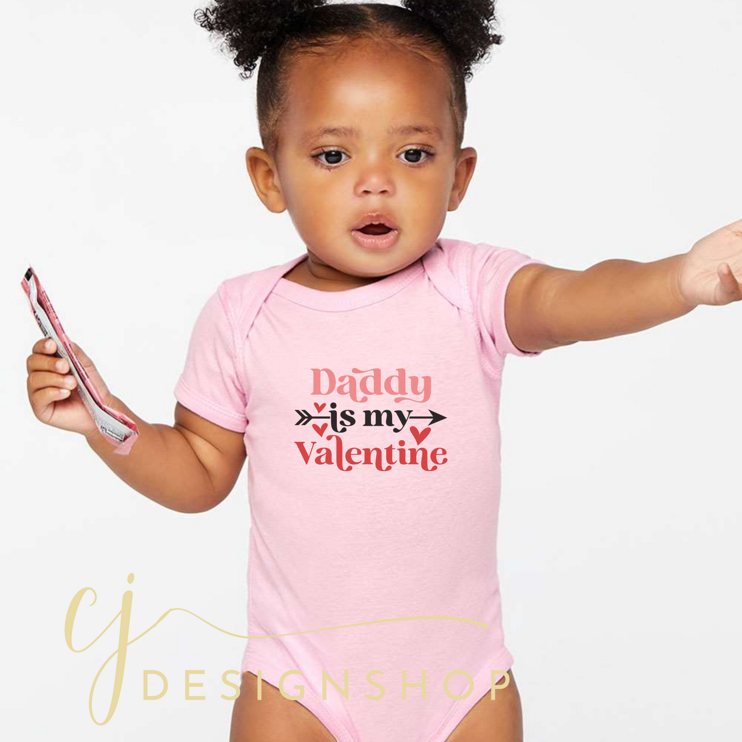Daddy / Mommy is my Valentine onesie
