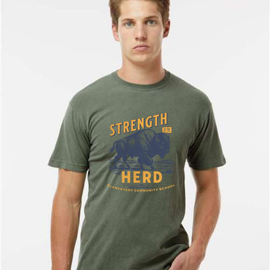 Strength Of The Herd Blue & Gold Shirt