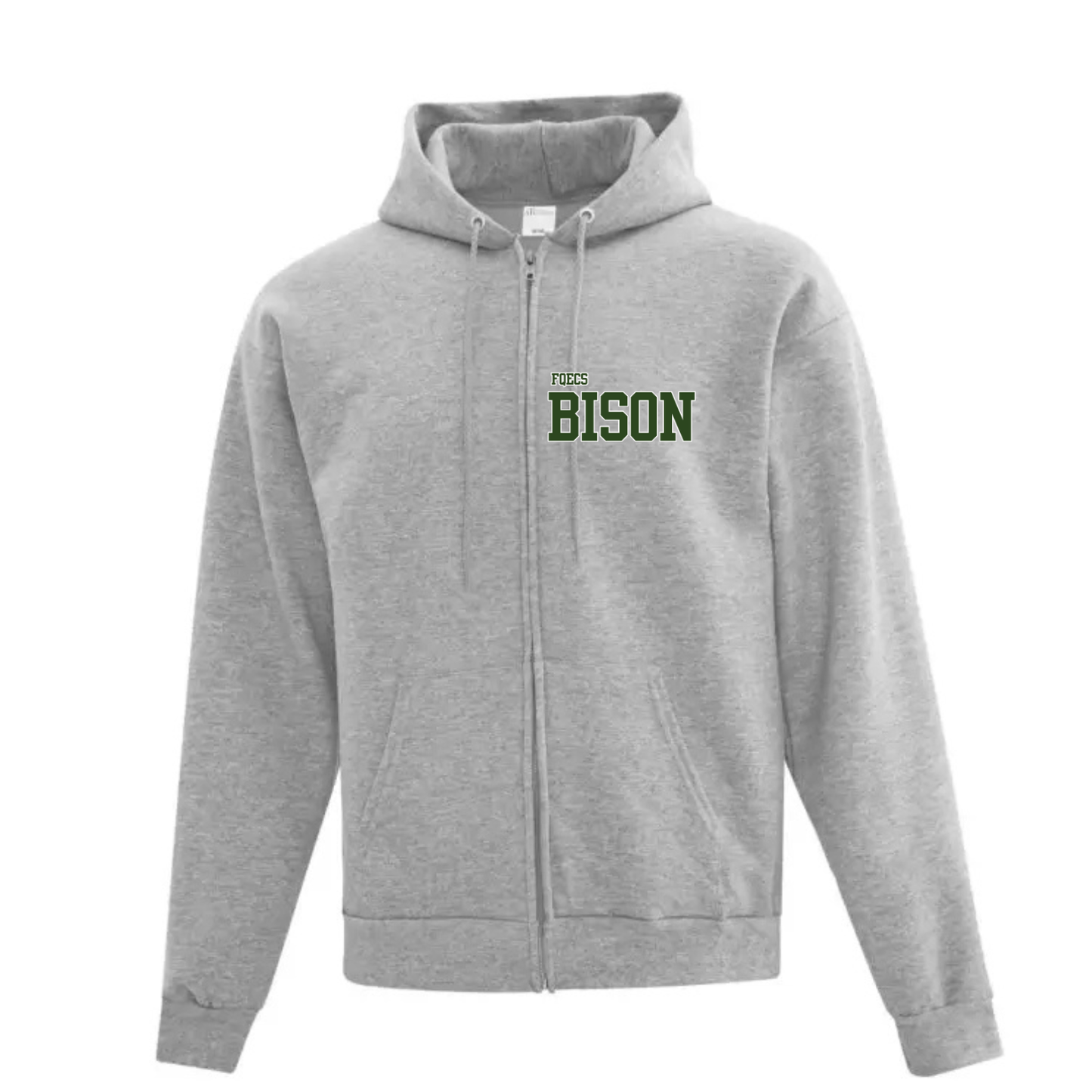 Bison l Zip Up Hoodie l Adult