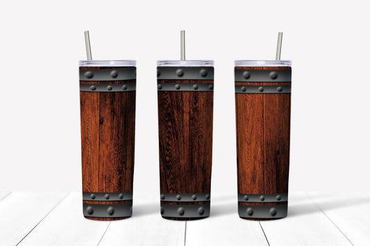 Wooden Barrel Tumblers