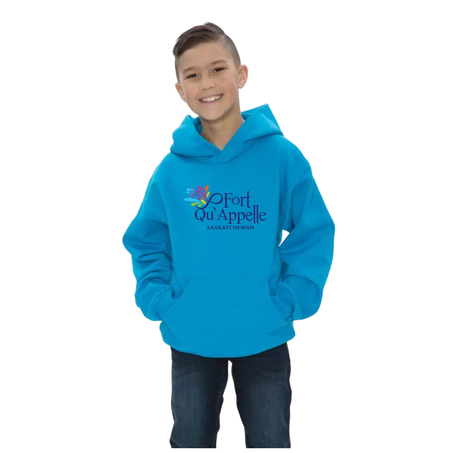 Fort Qu'Appelle's 75th Anniversary | Hoodie | Youth l Cotton Polyester