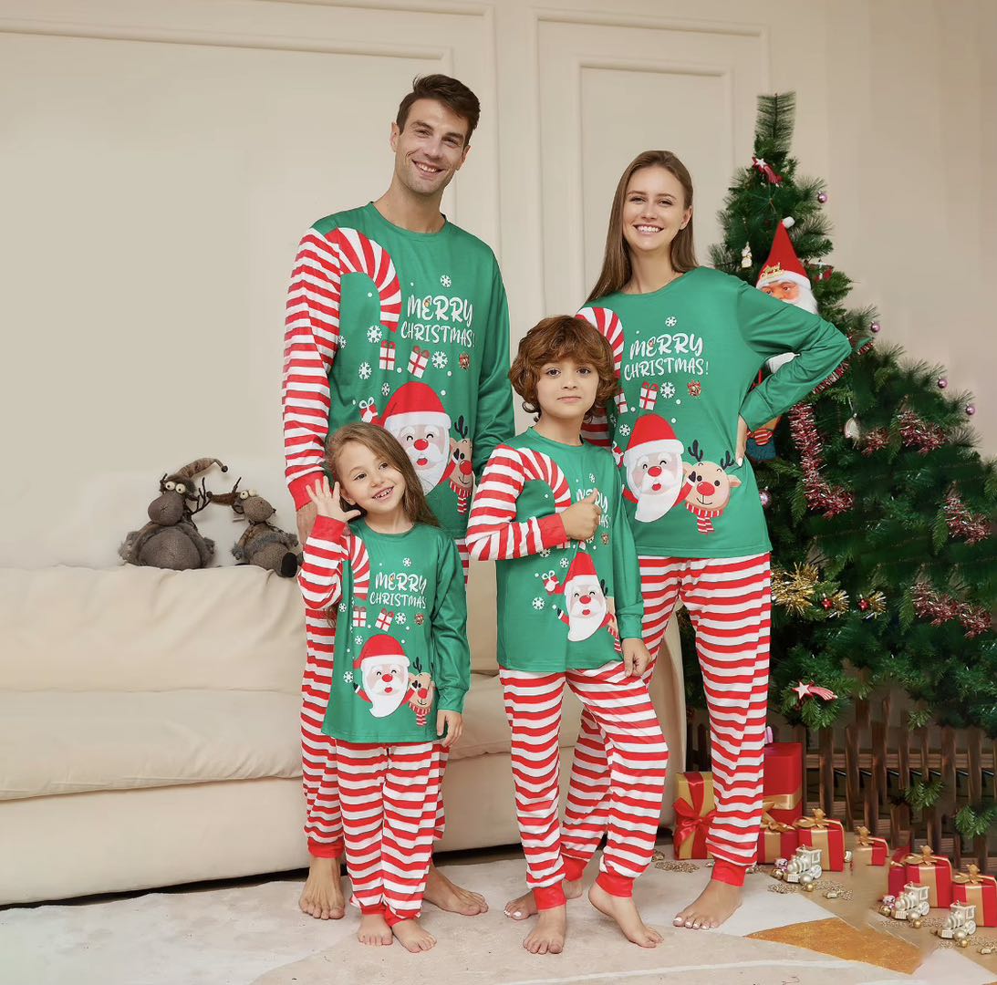 Candy Cane Stripe l Family Pajamas l