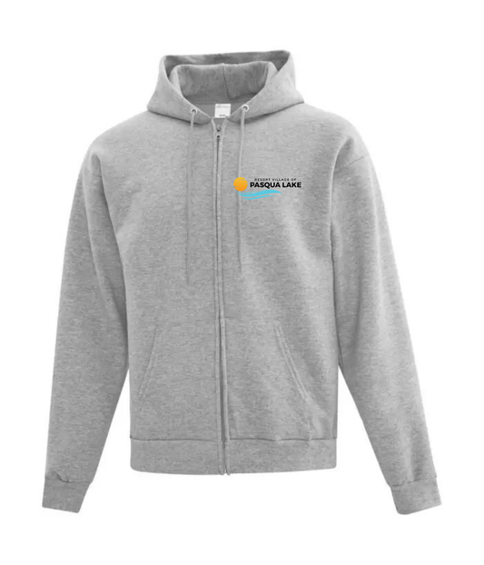 Resort Village of Pasque Lake l Zip Up Hoodie l Adult