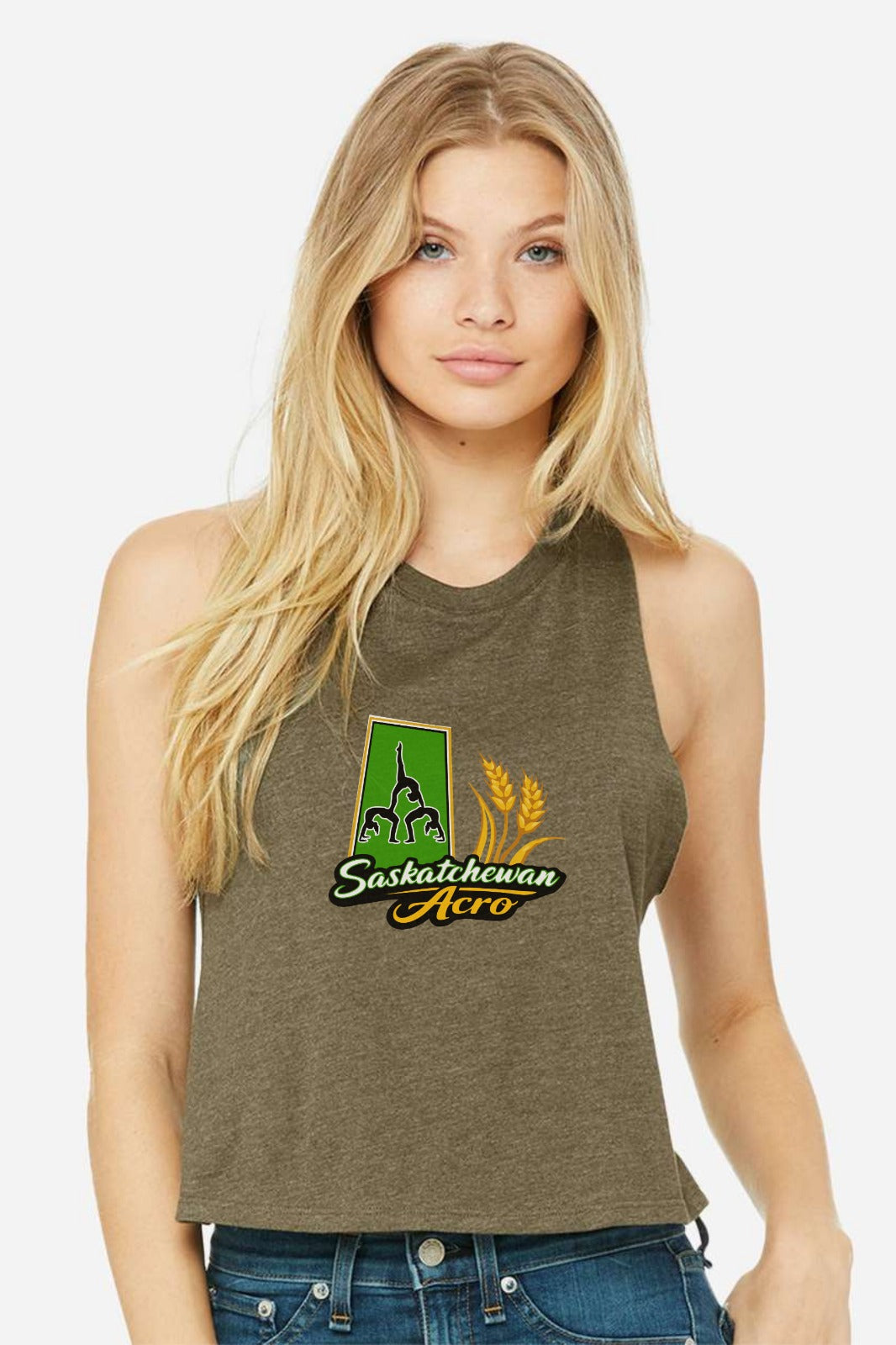 Saskatchewan Acro l Adult l Cropped Tank l
