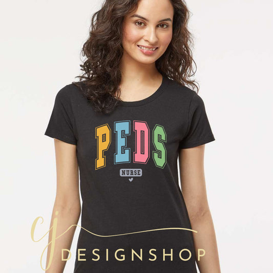 Peds Nurse l Graphic Tee, Hoodie & More