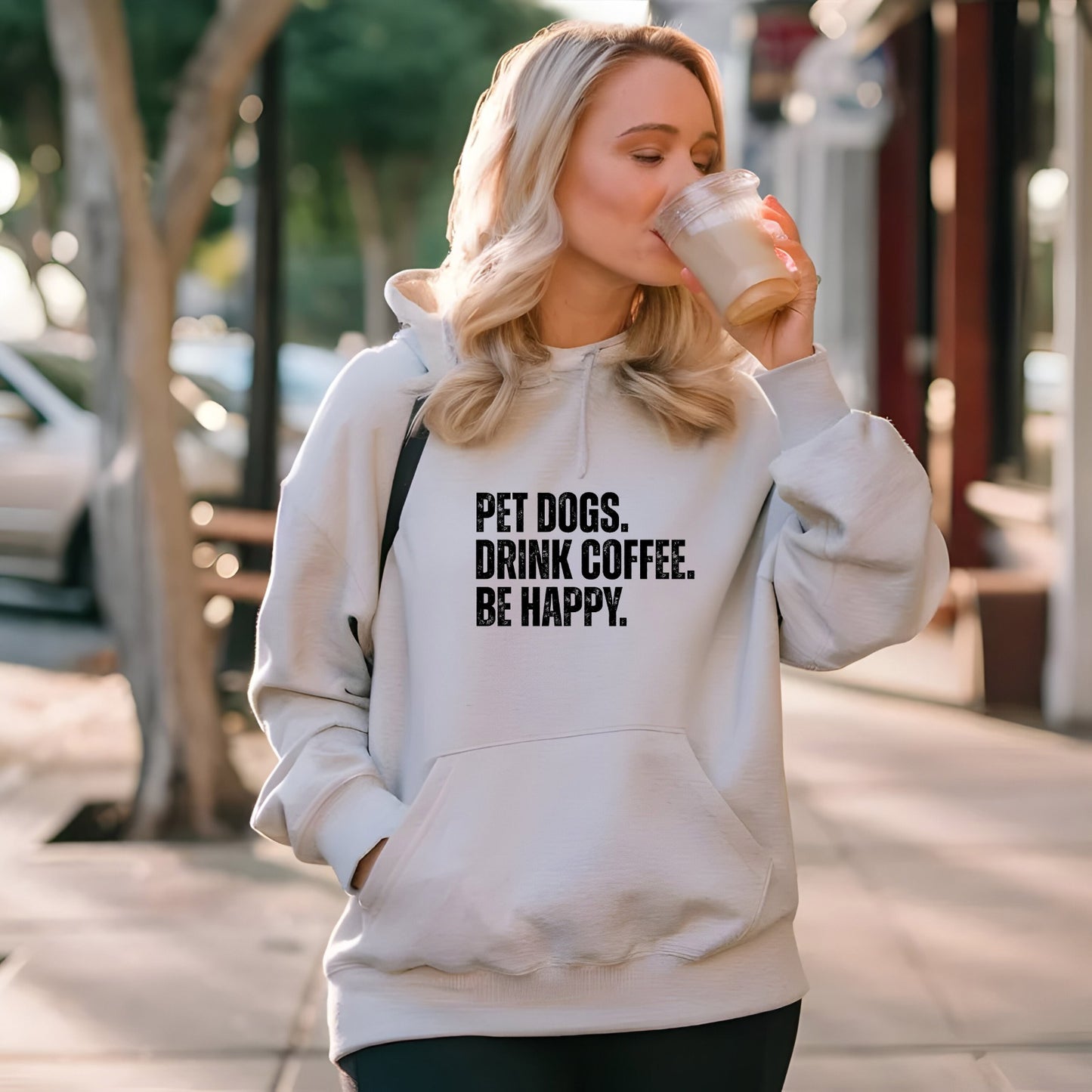 Pet Dogs, Drink Coffee, Be Happy l Apparel