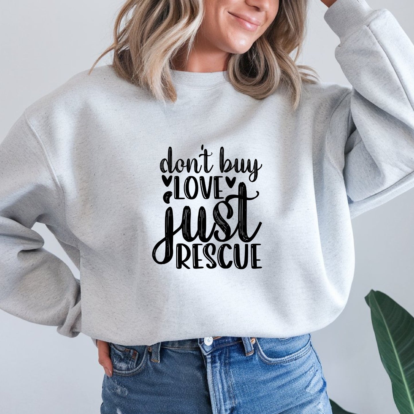 Don't Buy Love, Just Rescue l Apparel