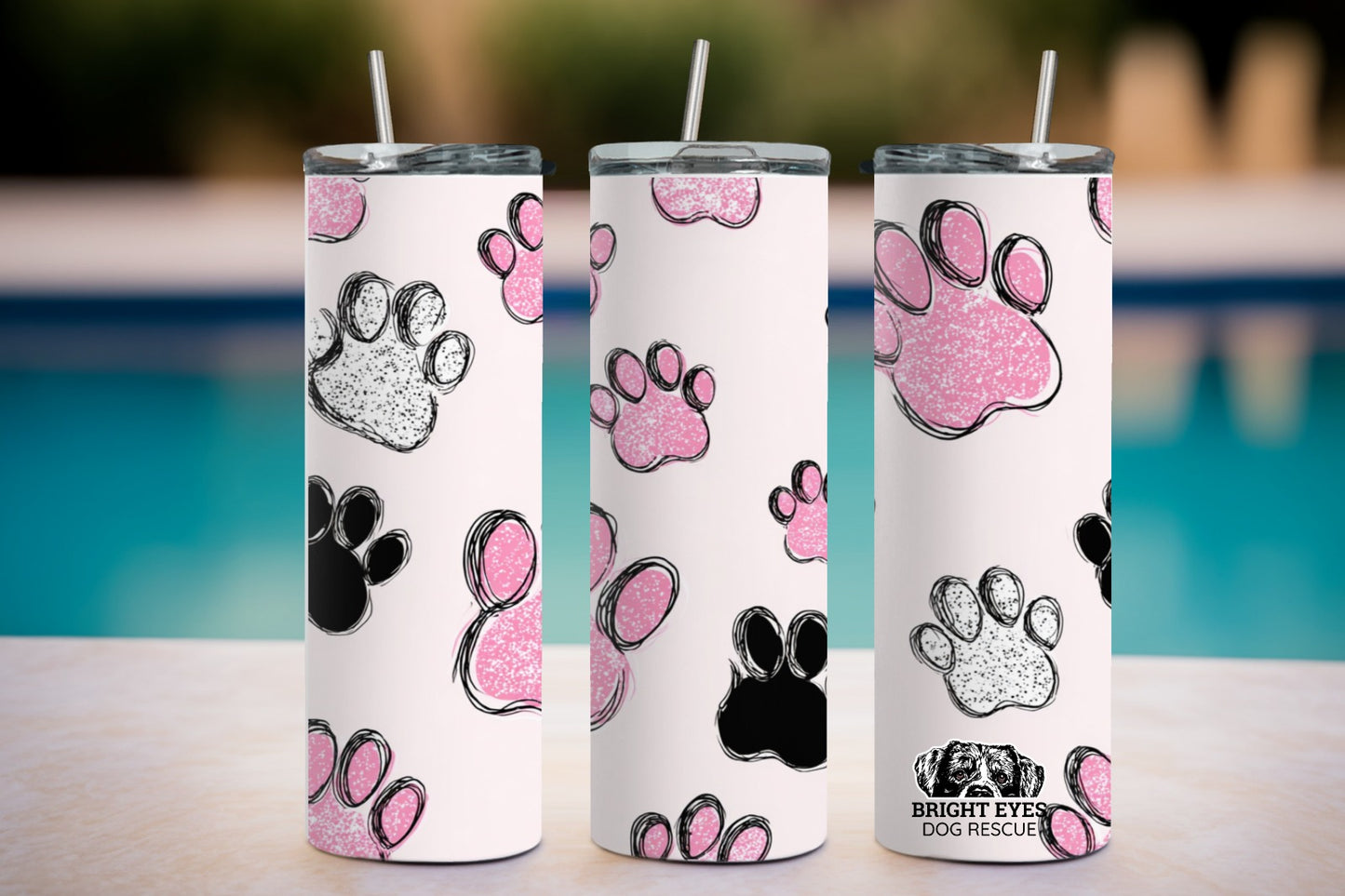 Speckled Paw Print l 20oz Tumbler