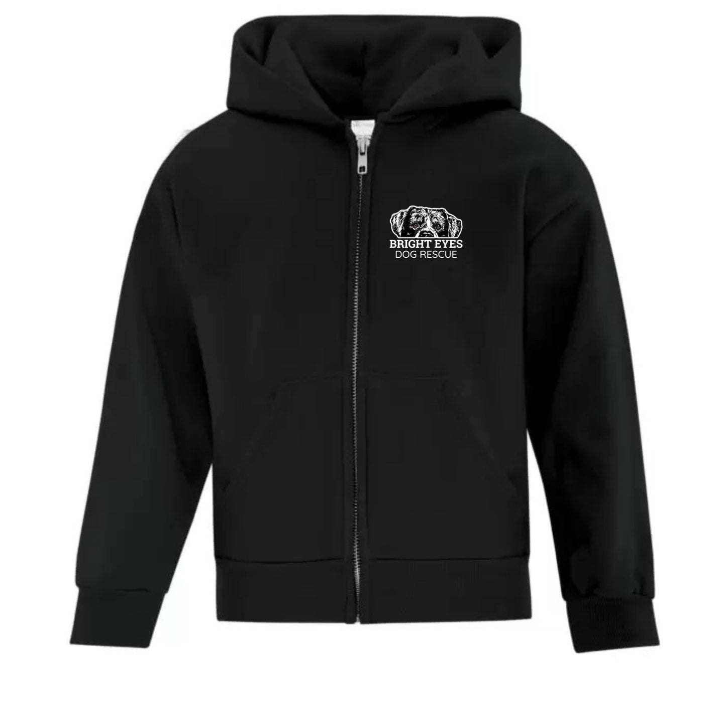 Bright Eyes Dog Rescue Zip Up Hoodie l Apparel