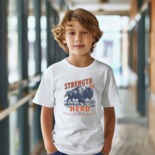 Strength Of The Herd Orange & Blue Shirt