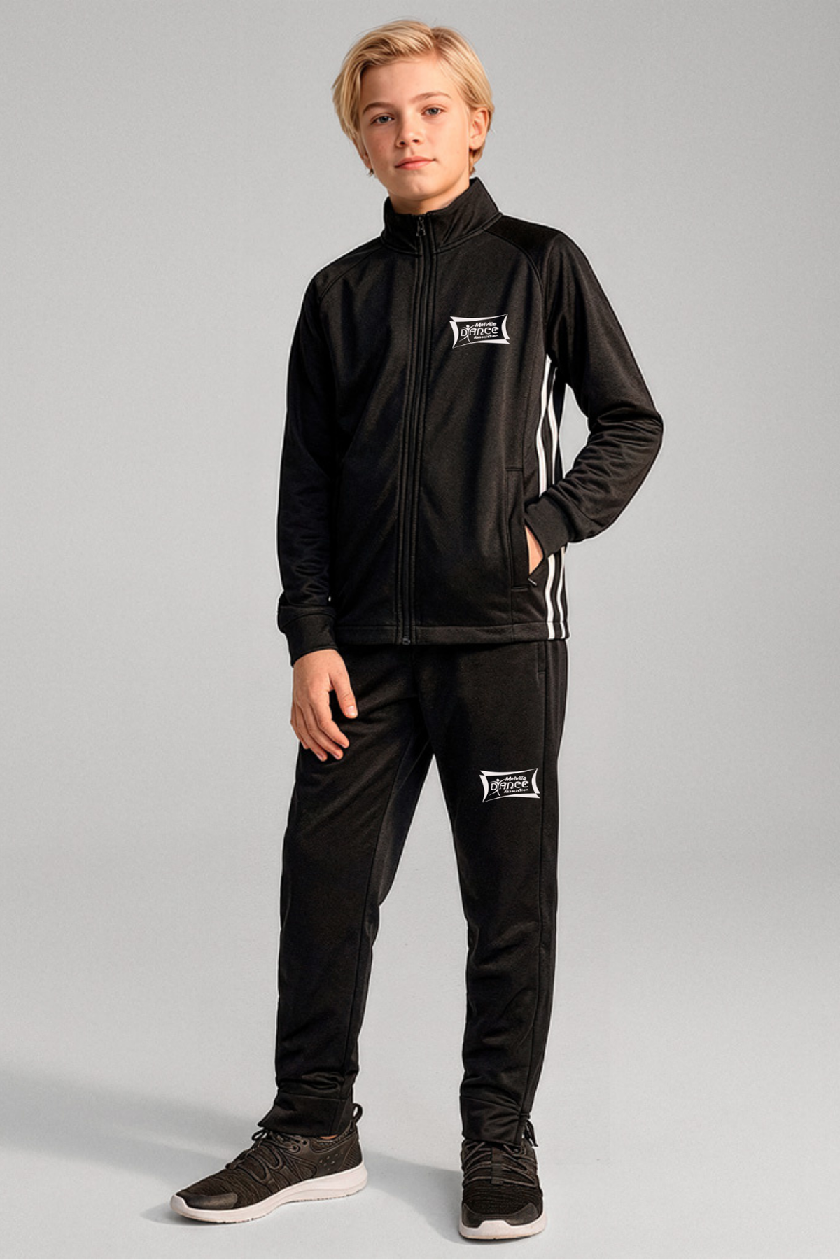 Melville Dance warm up jacket and pants