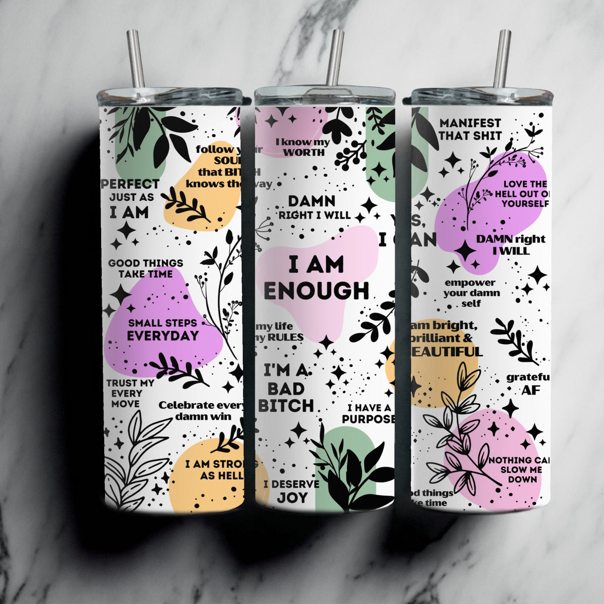 I am Enough I Tumbler I